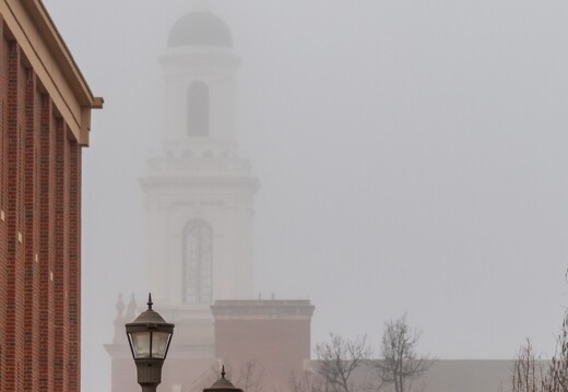 Campus in Fog